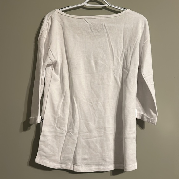 Radio Days vintage deadstock 1985 Audrey Hepburn 3/4 jogger top M - Picture 8 of 8